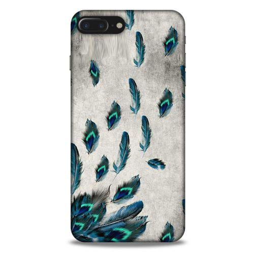 Apple Iphone 7 Plus Kılıf Desenli Özel Seri Tüyler (16) Kalın Kılıf