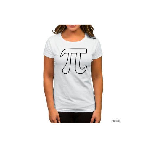 Pi Sayısı Beyaz Beyaz Kadın Tişört