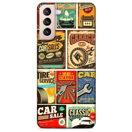 Lopard Samsung Galaxy S21 Plus Uyumlu Kılıf Retro (19) Kılıfları