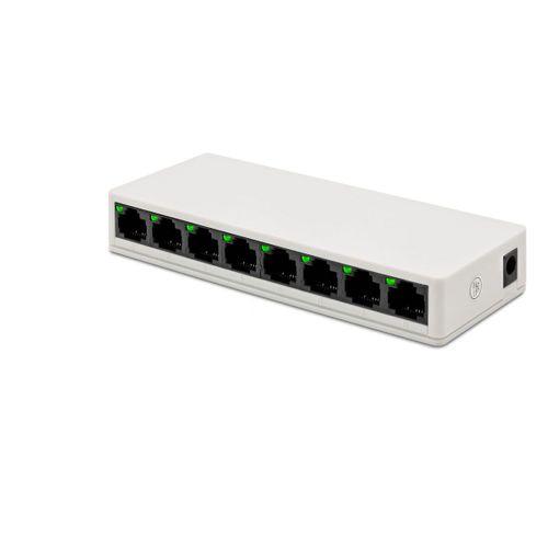 Ethernet Switch 8 Port 10/100 Mbps - Beyaz LV-SW08