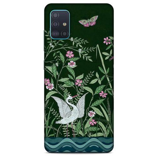 Samsung Galaxy A51 Uyumlu Kılıf Yeşil Delisi (32) Soft Silikon Kılıf Ördek yeşili