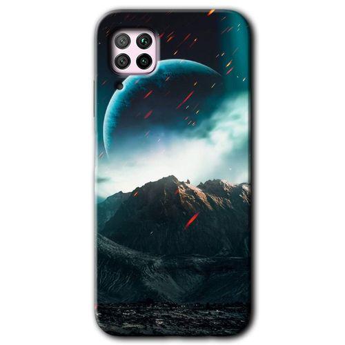 Huawei P40 Lite Kılıf HD Desen Baskılı Arka Kapak - Uzay Gökyüzü