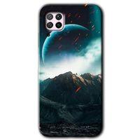 Huawei P40 Lite Kılıf HD Desen Baskılı Arka Kapak - Uzay Gökyüzü