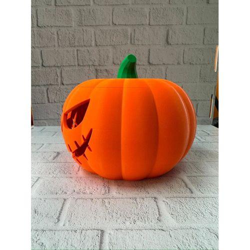 23×15 Cm Korku Temalı Balkabağı Biblo Dekoratif Ev Ofis Süs Eşyası