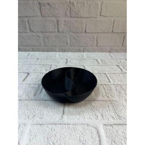 Dekoratif Siyah Çerezlik Kase 4’lü Set 3x12 Cm