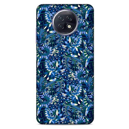 Xiaomi Redmi Note 9T Uyumlu Kılıf Mavi Delisi (41) Tank Kılıf Çiçek