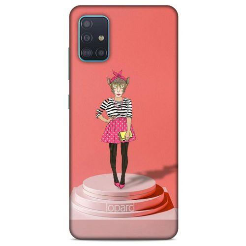 Samsung Galaxy A51 Kılıf FunnyMaX (9) Kılıf Gül Kurusu Maymun