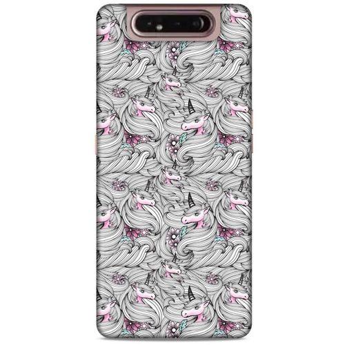 Animax Unicorn Sarmalı Samsung Galaxy A80 Kılıf Desenli Silikon