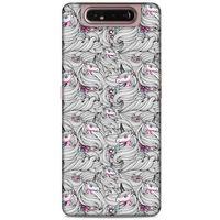Animax Unicorn Sarmalı Samsung Galaxy A80 Kılıf Desenli Silikon