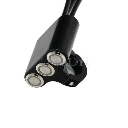 Sis Farı Düğmesi Üçlü - Gidon Bağlantılı