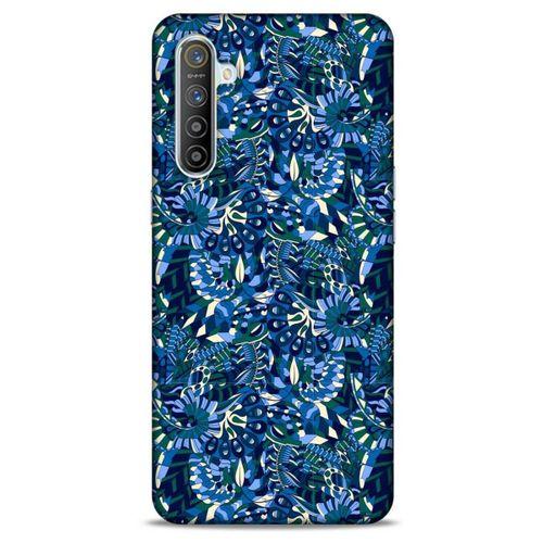 Realme XT Uyumlu Kılıf Mavi Delisi (41) Tank Kılıf Çiçek