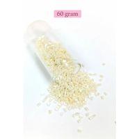 Kesme Cam Boncuk 2mm - 60 Gram - Krem - BNC384