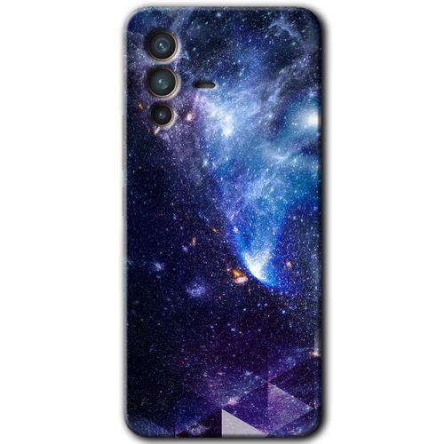 Vivo V23 5G HD Baskılı Kılıf + 9D Tam Ekran Koruyucu - Galaksi
