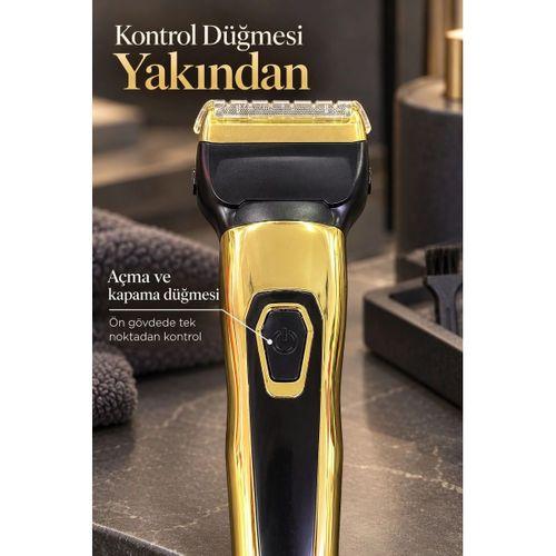 Saç Sakal Kesme Makinesi Ayarlanabilir Tarak Başlıklı