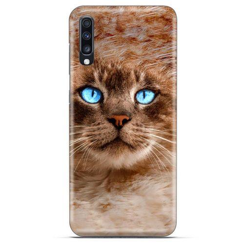 Lopard General Mobile GM 20 Uyumlu Kılıf Kediler (41) Tank Kılıf Haşin Mavi Göz