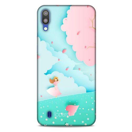 Samsung Galaxy M10 Kılıf Pastel Renkler (45) Liquid Air Kılıf Mavi Toz Pembe