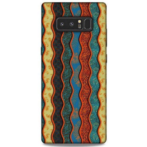 Samsung Galaxy Note 8 Kılıf Baskılı Özel Seri Taşlı (42) Rugged Armor Kılıf