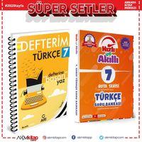 Arı 7. Sınıf Türkçe Defteri ve Tammat Soru Bankası Seti 2 Kitap