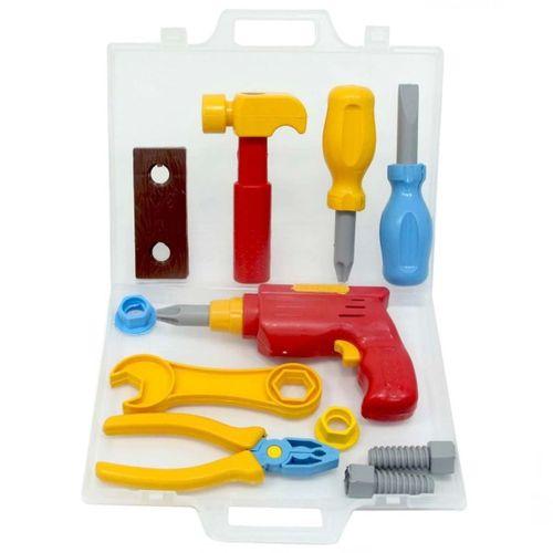 Çocuk Minik Usta Çantalı Baretli Tamir Seti