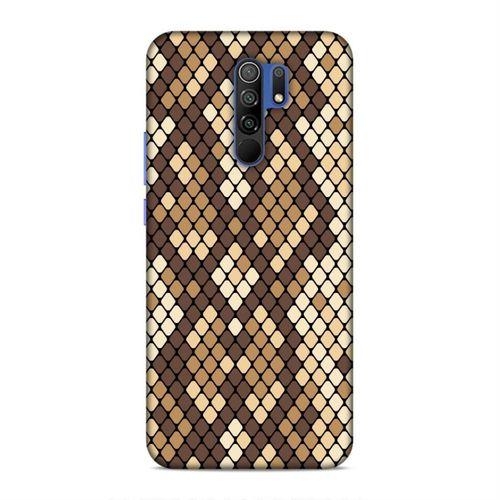 Xiaomi Redmi 9 Kılıf Yilan Kamuflaj Arka Kapak Silikon Koruma Full Koruyucu