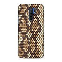 Xiaomi Redmi 9 Kılıf Yilan Kamuflaj Arka Kapak Silikon Koruma Full Koruyucu