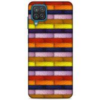 Lopard Samsung Galaxy A12 Uyumlu Kılıf Patchwork (30) Silicone Case