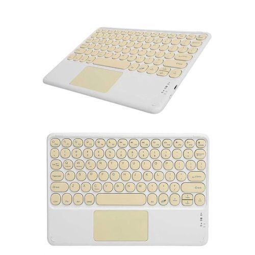 Bluetooth Touchpad Klavye Ultra İnce Taşınabilir Q Klavye Yeni Nesil