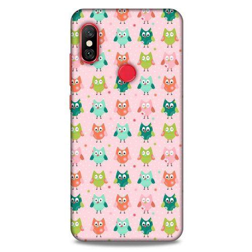 Baykuşlar (44) Desenli Silikon Kapak Telefon Kabı Xiaomi Redmi Note 6 Pro Kılıf
