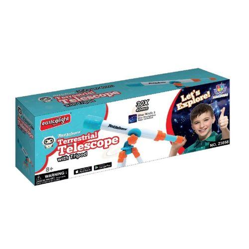 Eğitici Çocuk Üç Ayaklı Astronomik Teleskop 40 mm 30X