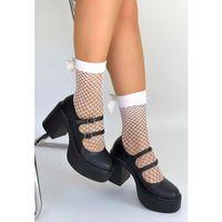 Jarlo Siyah Cilt Dolgu Topuk Ayakkabı