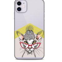 Zoologix (25) Apple iPhone 12 Şeffaf Kılıf Silikon Desenli