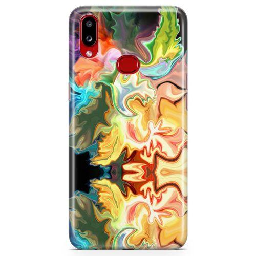 Samsung Galaxy A10s Kılıf Psikedelik Likit Arka Kapak Koruma Desenli Full Koruyucu