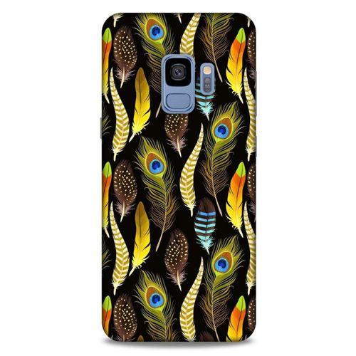 Samsung Galaxy S9 Kılıf Desenli Özel Seri Tüyler (7) Telefon Kılıfı