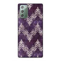 Samsung Galaxy Note 20 Uyumlu Kılıf Romans (49) Ultra Silikon Kılıf Mor