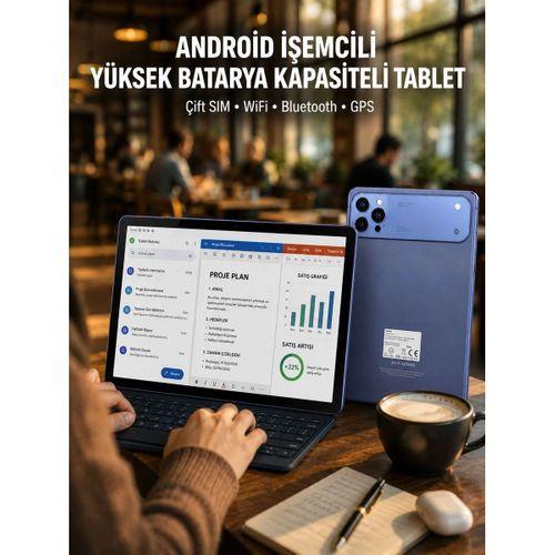 10 1 İnç Geniş Ekran Android Tablet 4g Lte Çift Sım Yeni Nesil