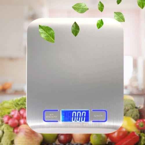 Pratik Tf 1002 Hassas Ölçümlü Maksimum 5 Kg Kapasiteli Led Ekran Platin Dijital Mutfak Tartısı