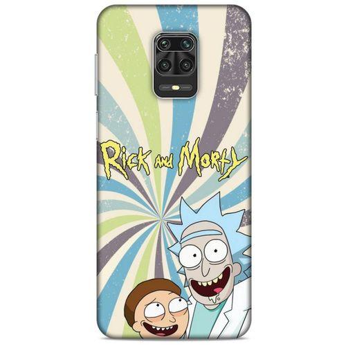 Xiaomi Redmi Note 9S Uyumlu Kılıf Rick And Morty (3) Kapak President Morty