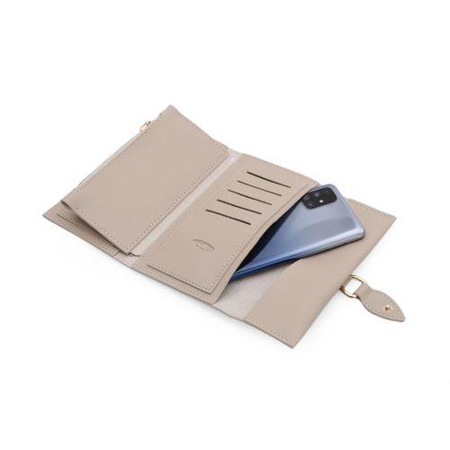 PRS Kadın Cüzdan Soft Dokulu Yumuşak Deri Cep Telefon ve Para Bölmeli Bayan Kartlık Yağmur Model