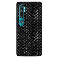 Xiaomi Mi Note 10 Pro Kılıf Dragons (2) Kabı Ejderha Deri Siyah