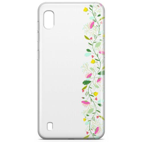Samsung Galaxy A10 Kılıf Asma Çiçek Arka Kapak Koruma Desenli Full Koruyucu