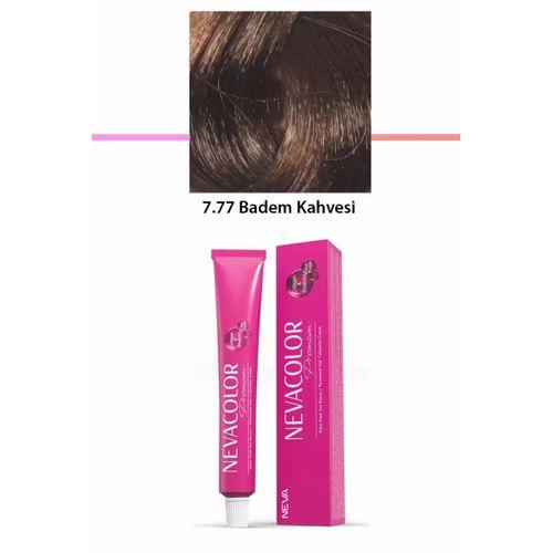 Premium 7.77 Badem Kahvesi - Kalıcı Krem Saç Boyası 50 g Tüp