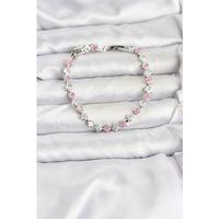 Kare Zirkon Taşlı Gümüş Renk Kadın Bileklik