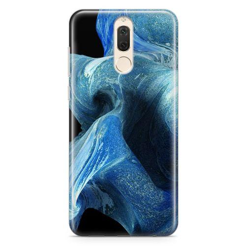 Huawei Mate 10 Lite Kılıf Mavi Kumlar Arka Kapak Koruma Desenli Full Koruyucu