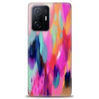 Xiaomi Mi 11T Kılıf HD Baskılı Kılıf - Yaldızlı Renkler + Tam Ekran Koruyucu