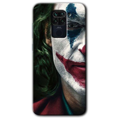 Xiaomi Redmi Note 9 Kılıf HD Desen Baskılı Arka Kapak + Temperli Cam - Joker