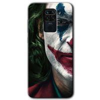 Xiaomi Redmi Note 9 Kılıf HD Desen Baskılı Arka Kapak + Temperli Cam - Joker