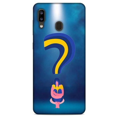 Samsung Galaxy A20 Kılıf Depresyon (12) Koruyucu Silikon Kırmızı Bordo