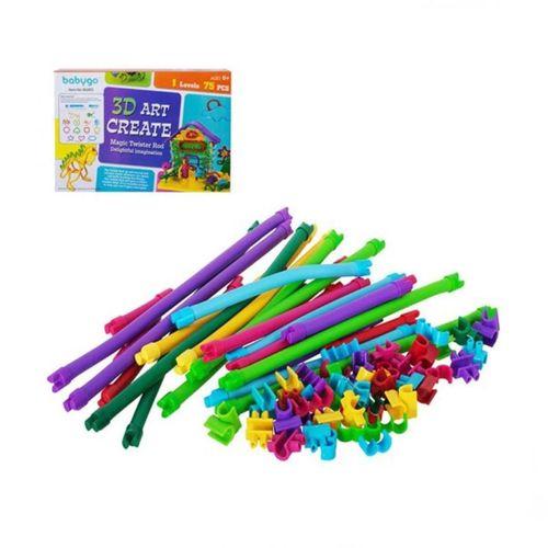 Eğitici Oyuncak Babygo Yapıcı Bükme Oluşturma 3D Yapım Seti