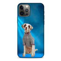 Apple iPhone 12 Pro Kılıf Köpek Kıyafetleri (40) Fit Silikon Kılıf Dalmaçyalı Tşirt