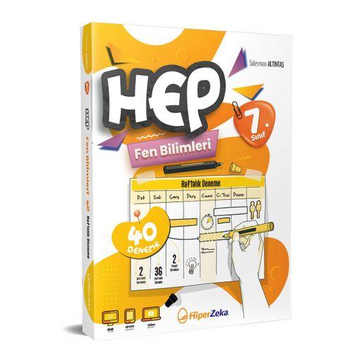 7. Sınıf Haftalık HEP Fen Bilimleri 40 Deneme Hiper Zeka